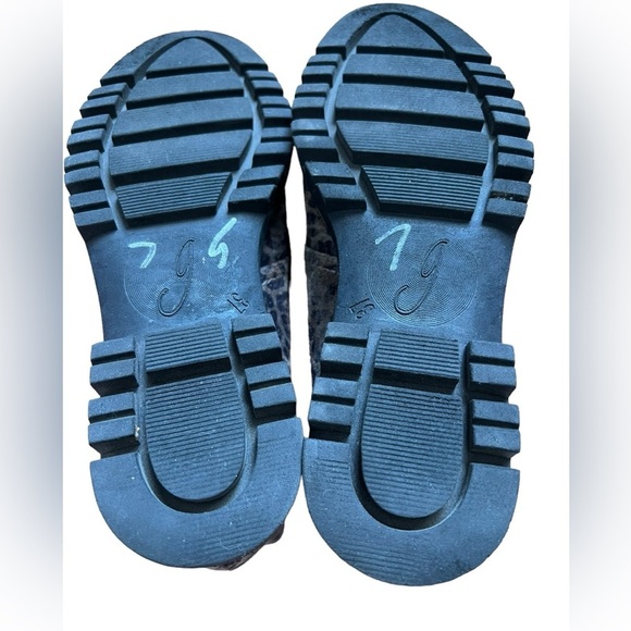 Gaimo Women's Handmade Animal Print Ankle Boots Booties Lace-Up Shoes Size 7 - Picture 8 of 10